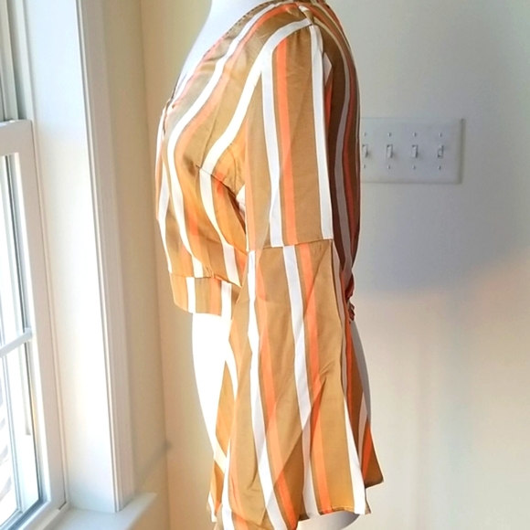 BOUTIQUE 🍏Jealous Tomato Olive & Orange 🍏Crop Top - Picture 5 of 13